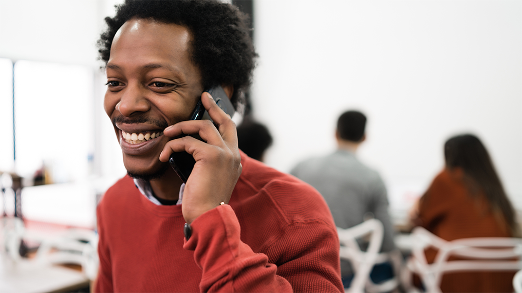 Man Making Call