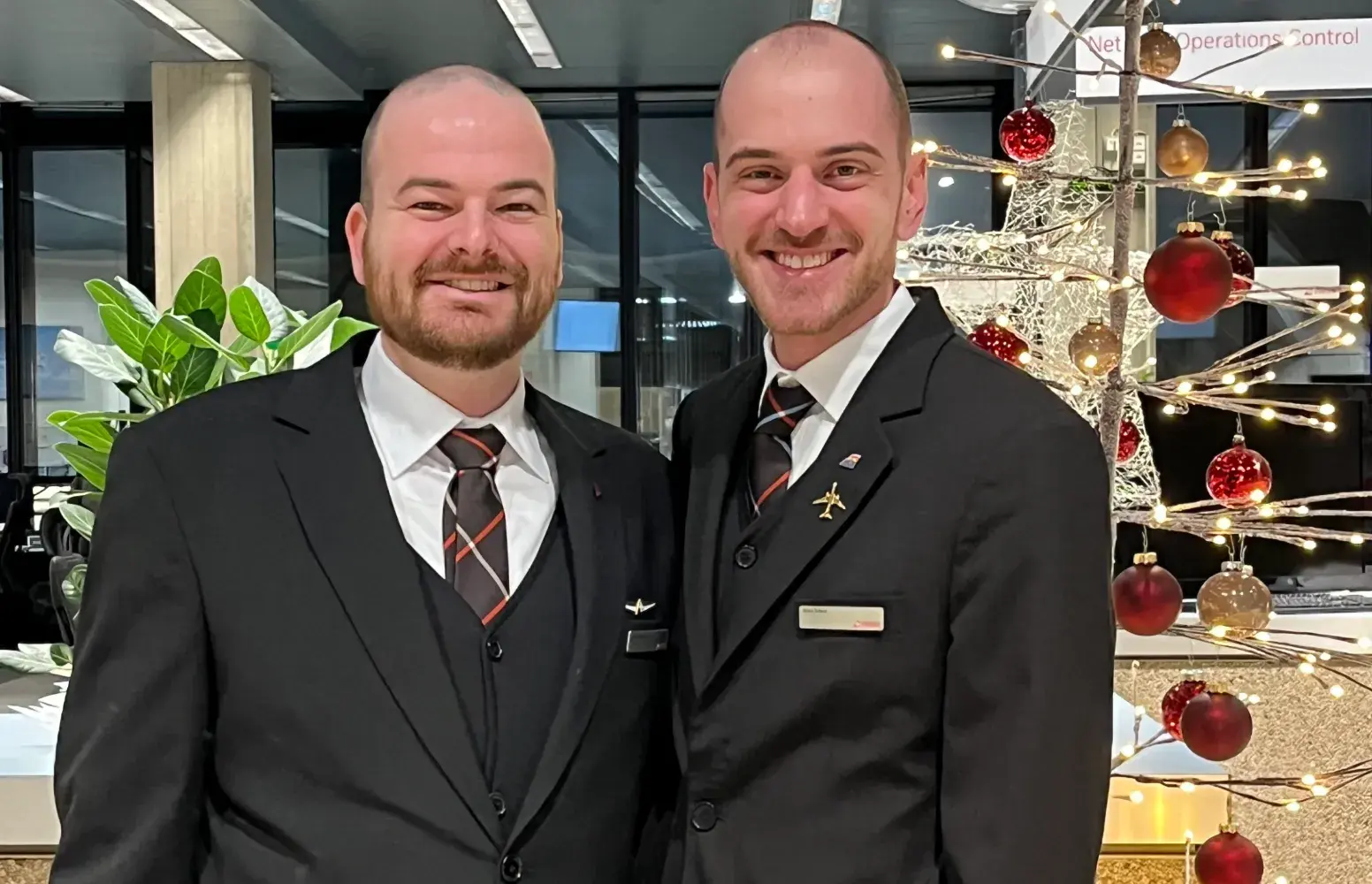 Two men as pilots