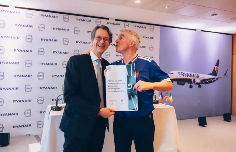 Ryanair and CFM sign memorandum of understanding
