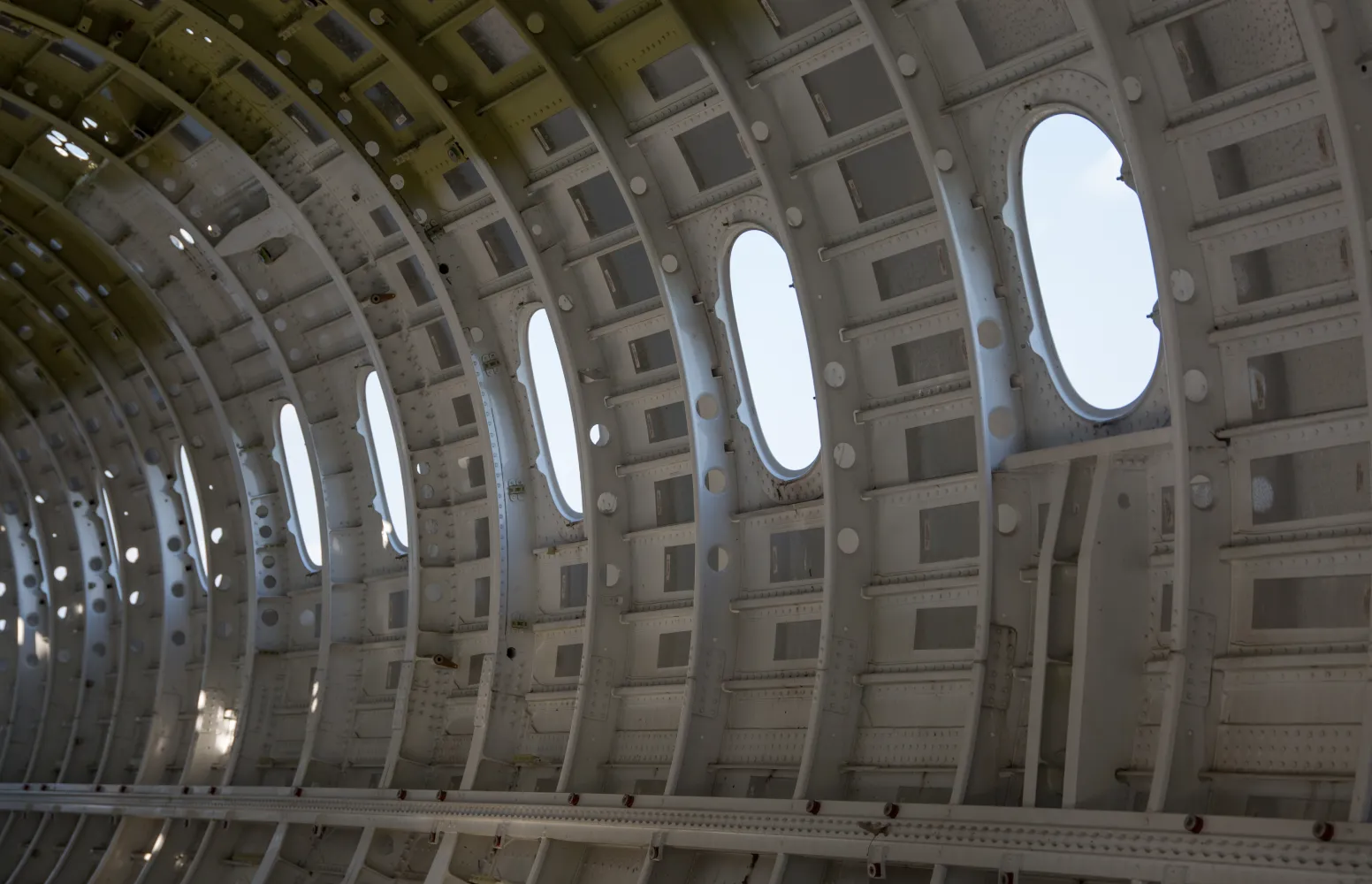 Airbus plane being manufactured