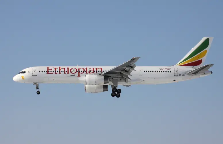 Etheopian Airlines plane
