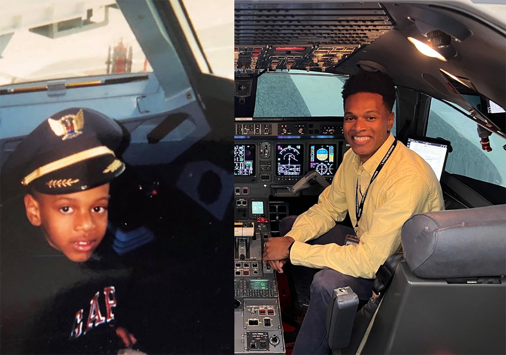 Young engineer peruses his dream of becoming a Pilot