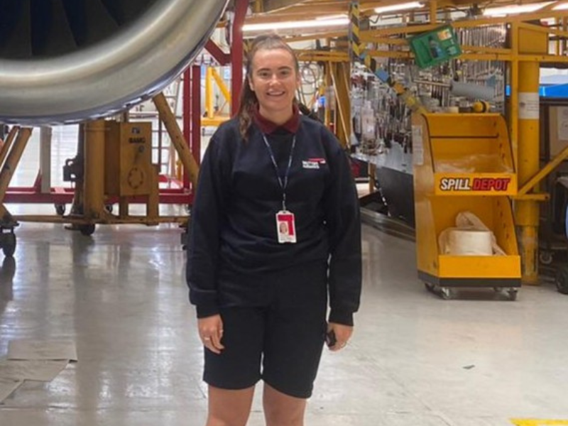 Nicole, Apprentice Mechanic at British Airways Glasgow
