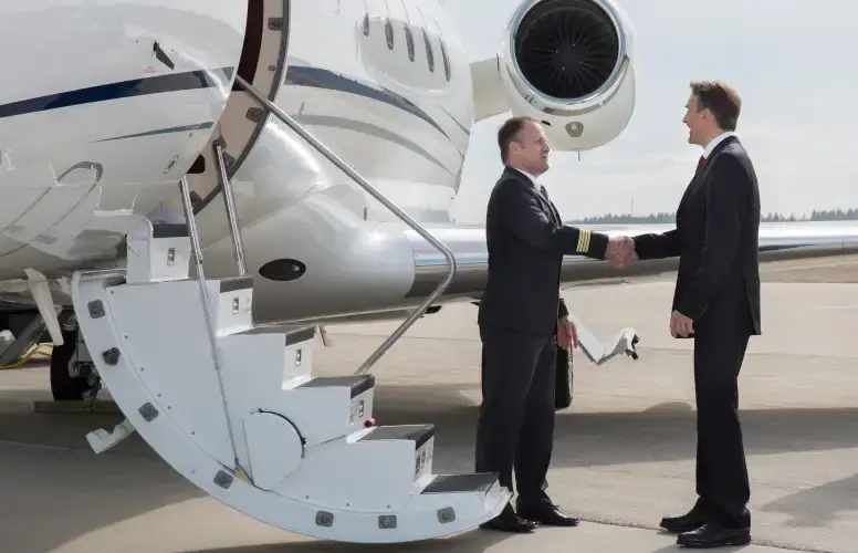Corporate jet pilot