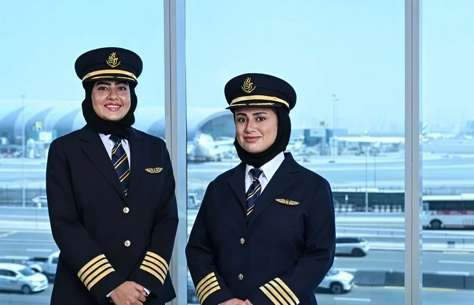 Emirates female pilot